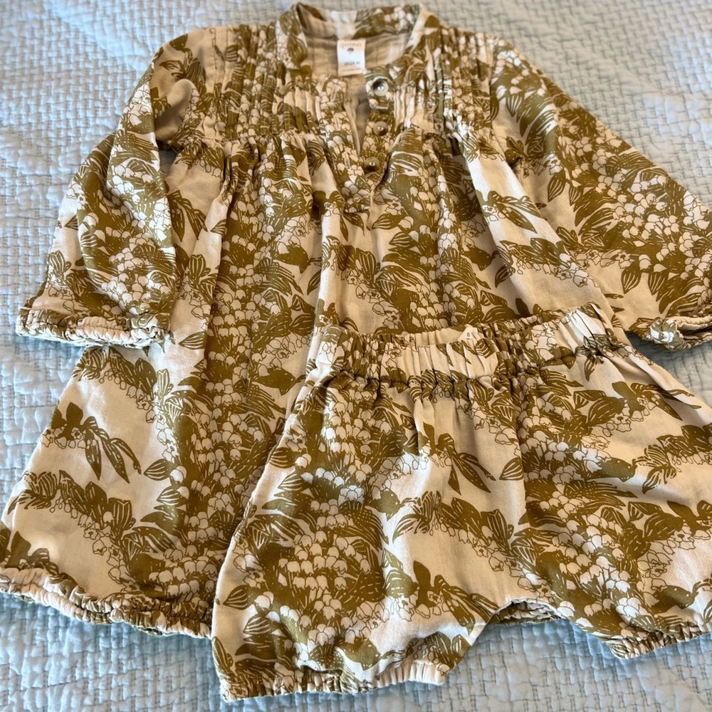 Kate Quinn - long sleeve ruffle library dress + bloomer | fennel lily
